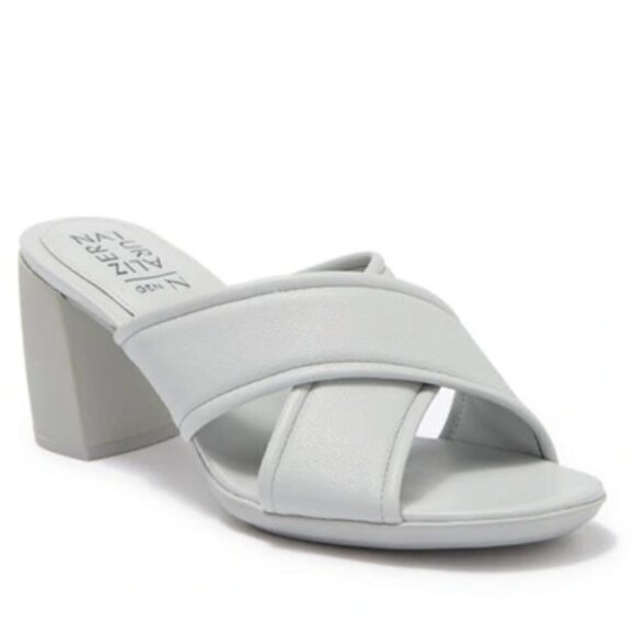 NATURALIZER Genn-rhythm Mule Sandals Women's Shoes In Urban Mist (WIDE) - Picture 1 of 5